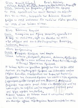 Απογραφικά σημειώματα προσφύγων που εγκαταστάθηκαν στο Ναύπλιο (2)