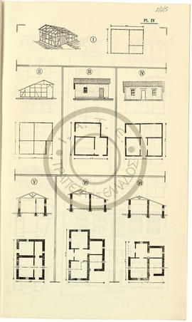 Τοπογραφικό σχέδιο του προσφυγικού οικισμού Νέας Κίου και αρχιτεκτονικά σχέδια τύπων αγροτικών οι...