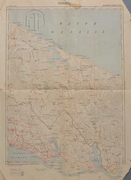 Χάρτης της περιοχής της Τσατάλτζας