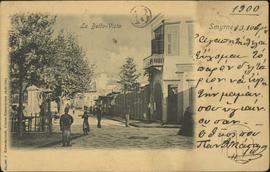 Καρτ ποστάλ με άποψη της συνοικίας Μπέλλα Βίστα της Σμύρνης