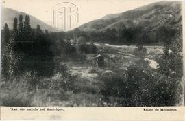 Ασπρόμαυρο επιστολικό δελτάριο με θέμα : "Από την κοιλάδα του Μαιάνδρου"