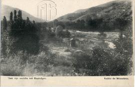 Ασπρόμαυρο επιστολικό δελτάριο με θέμα : "Από την κοιλάδα του Μαιάνδρου"
